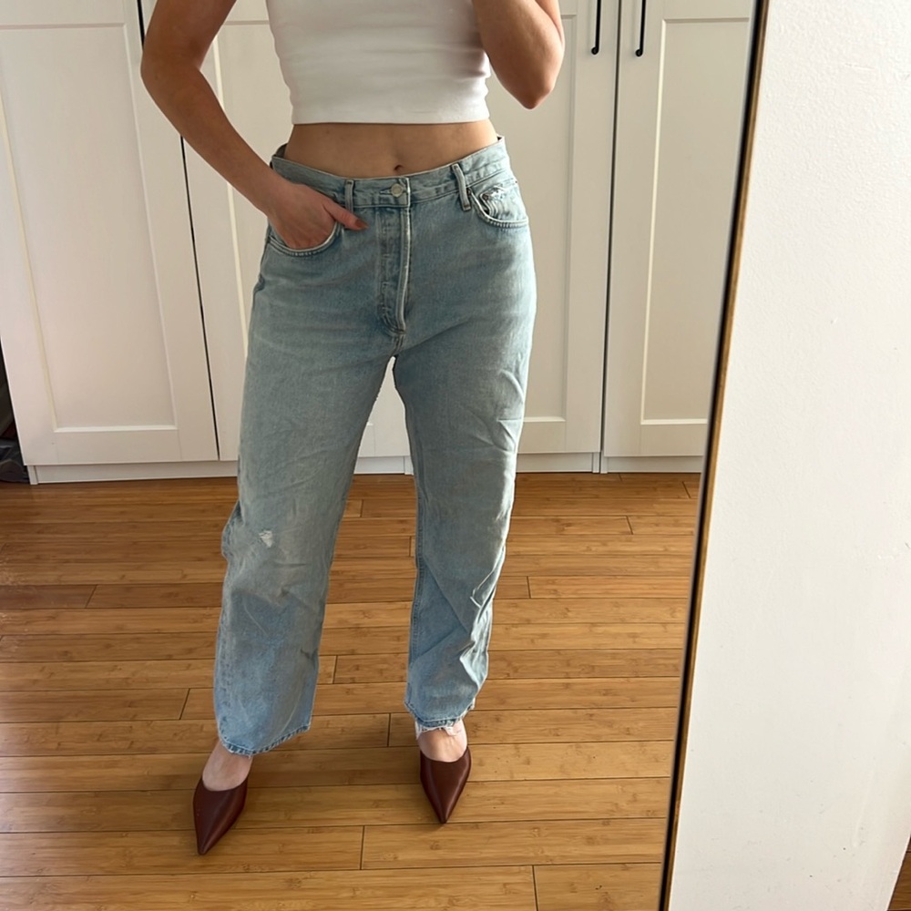 AGOLDE Wide Leg Jeans